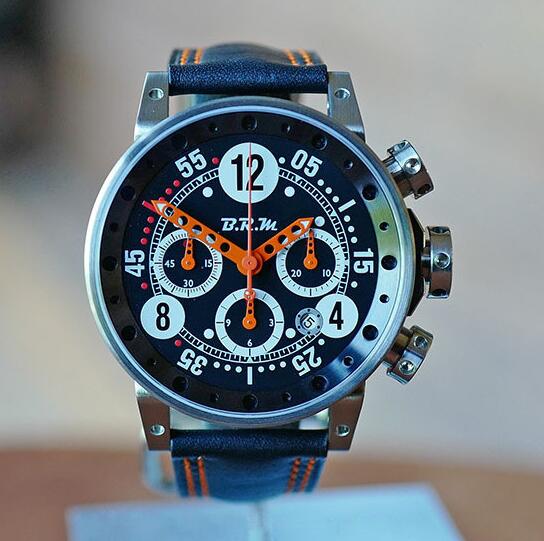 Replica BRM Watch V12 AUTOMATIC DATE CHRONOGRAPH BLACK & ORANGE DIAL V12-44-BN-CN-AO